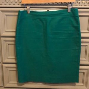 JCrew Kelly Green Pencil Skirt